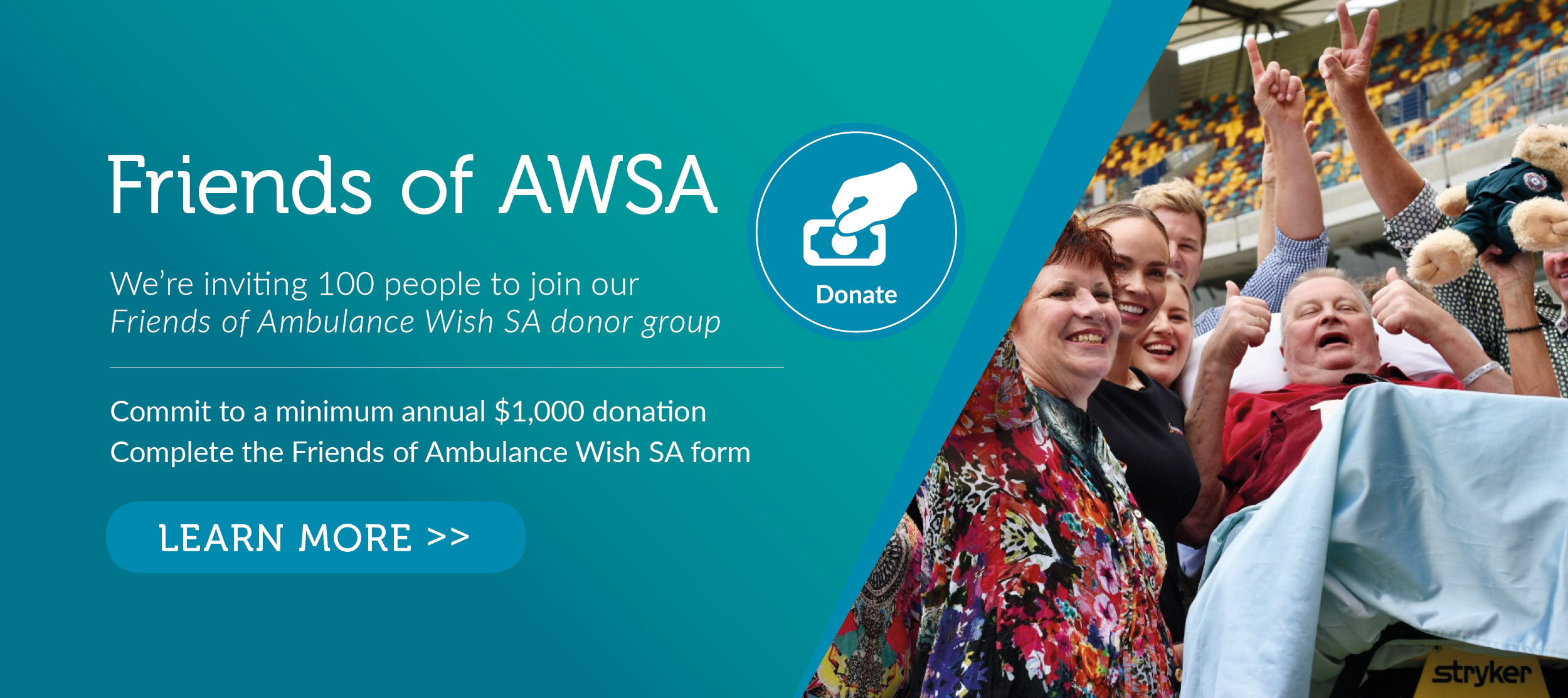 AWSA Web Banner – Friends – AWSA site | Ambulance Wish South Australia